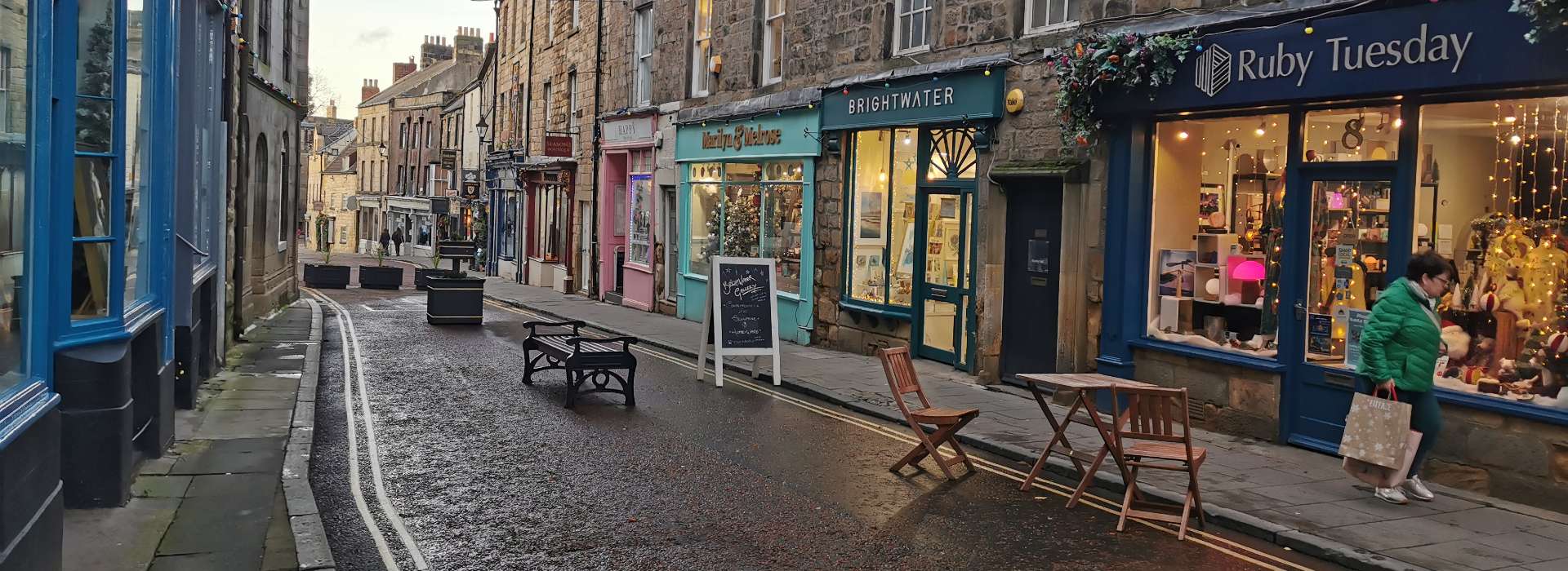 'Step into Alnwick' with the new Alnwick town centre app this winter
