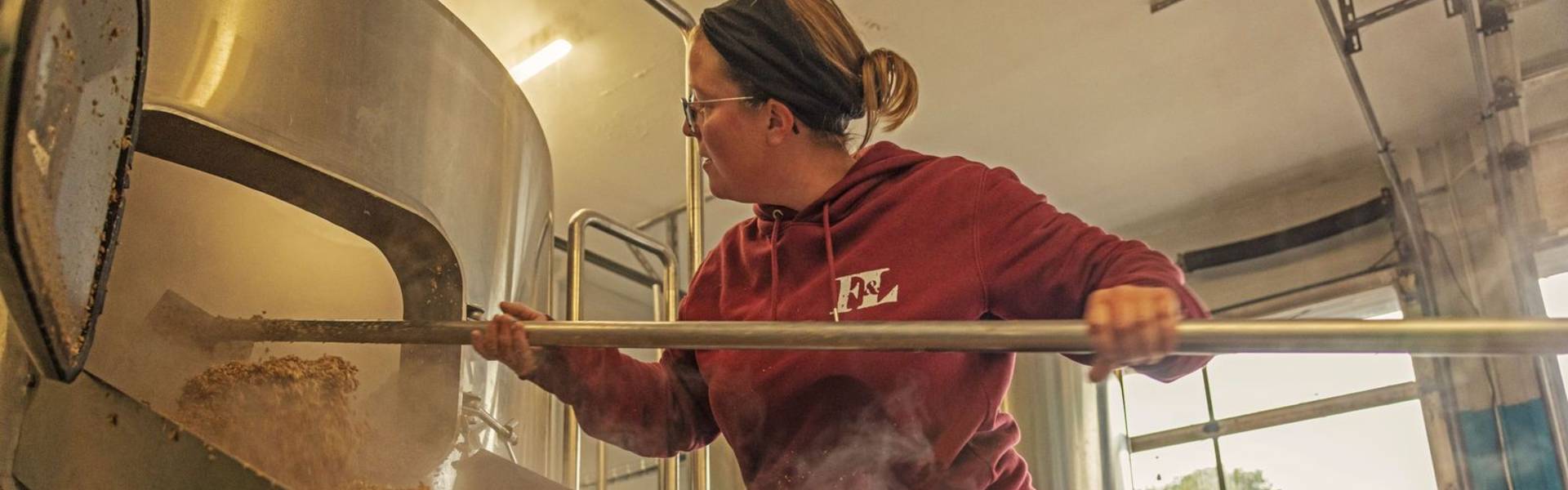 Beer production at First & Last Brewery