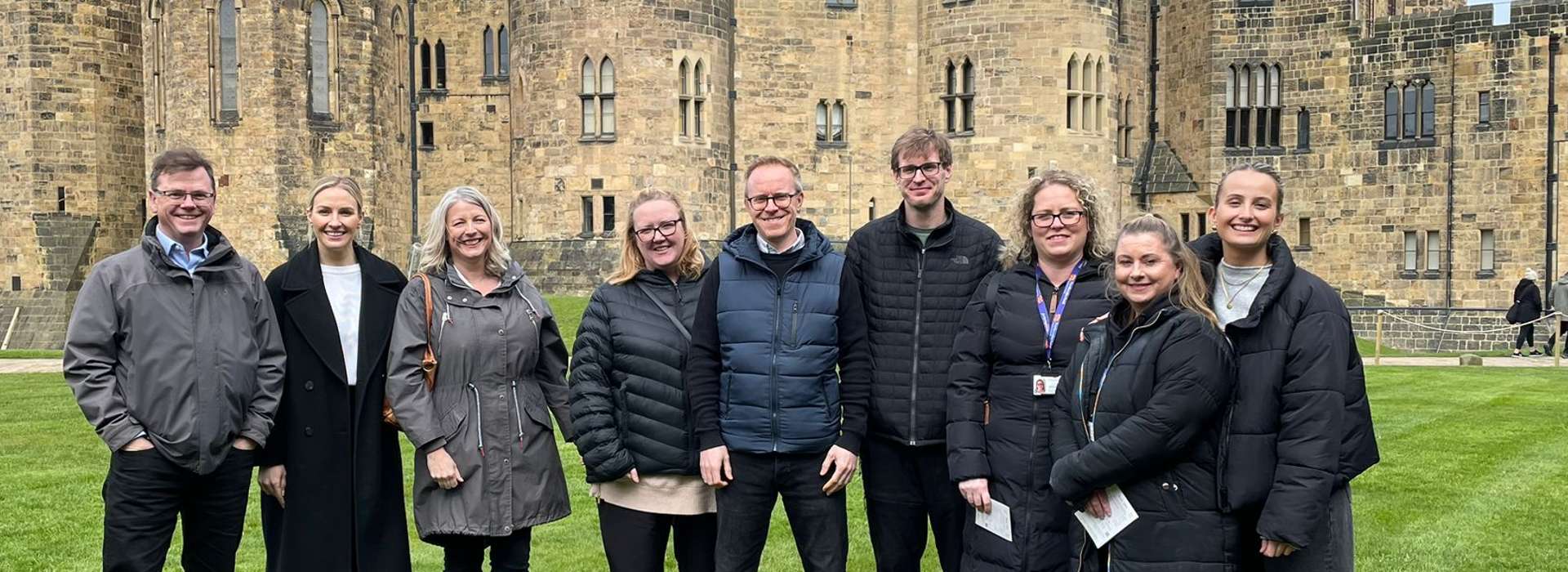 Visit Northumberland team at Alnwick Castle